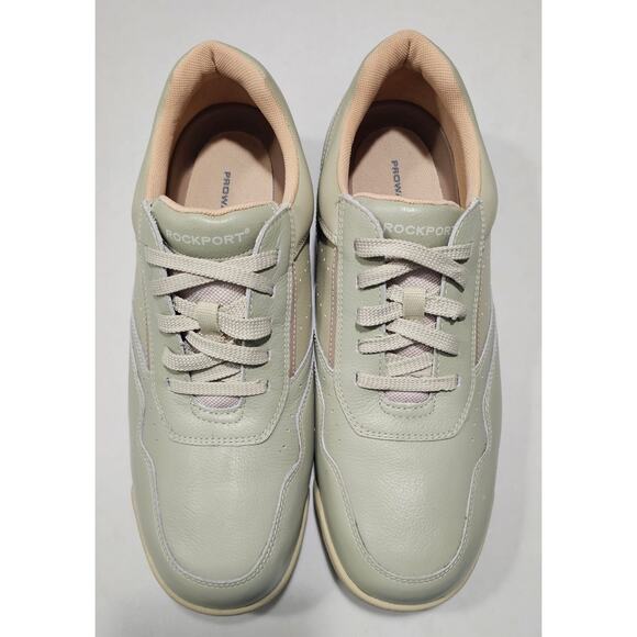 Rockport Prowalker Beige Leather Walking Comfort Shoes K71110- Mens Sz US 10 main image 5